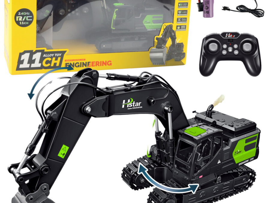 Daljinsko voden bager goseničar – 11-kanalni RC model